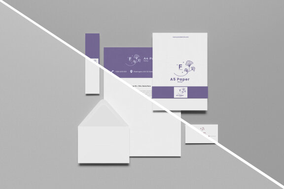 Minimalist Stationery Mockup