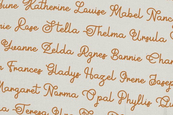 Selylotime | Monoline Script