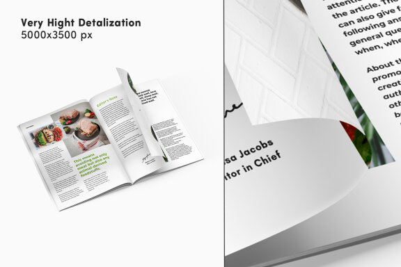 Magazine Mockup Set