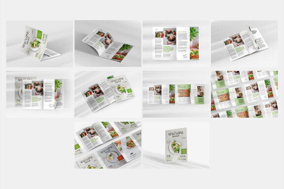 Magazine Mockup Set