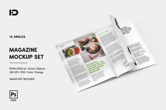Magazine Mockup Set