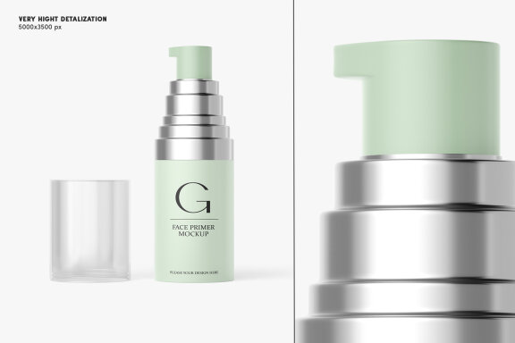 Cosmetic Bottle Mockup Set