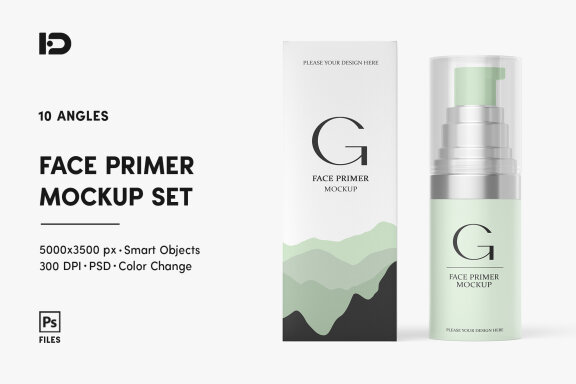 Cosmetic Bottle Mockup Set