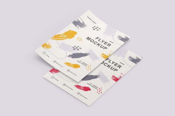 Flyer Mockup Set