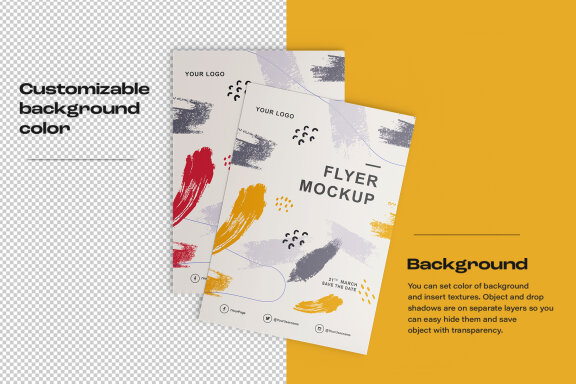 Flyer Mockup Set