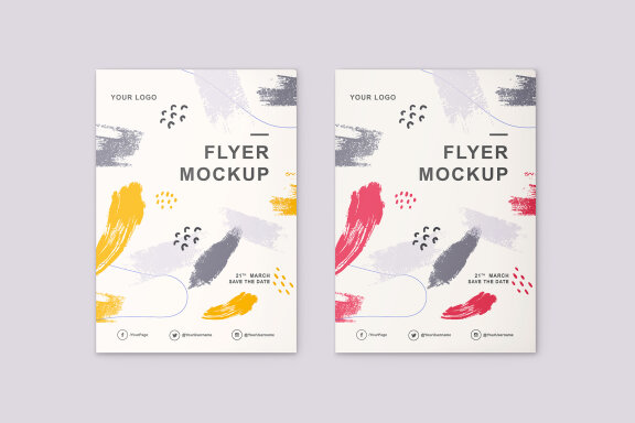 Flyer Mockup Set
