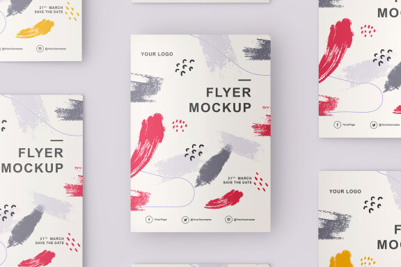 Flyer Mockup Set