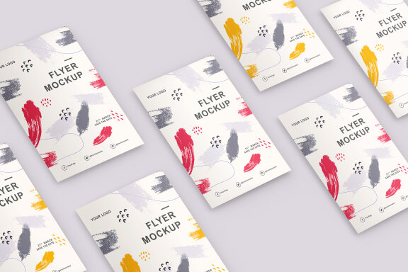 Flyer Mockup Set
