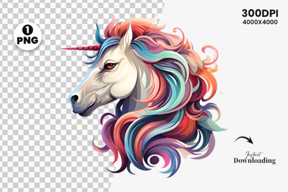 Unicorn clipart PNG, Unicorn Sublimation, Unicorn Sublimation t-shirt Design