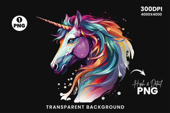 Unicorn clipart PNG, Unicorn Sublimation, Unicorn Sublimation t-shirt Design