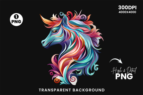 Unicorn clipart PNG, Unicorn Sublimation, Unicorn Sublimation t-shirt Design