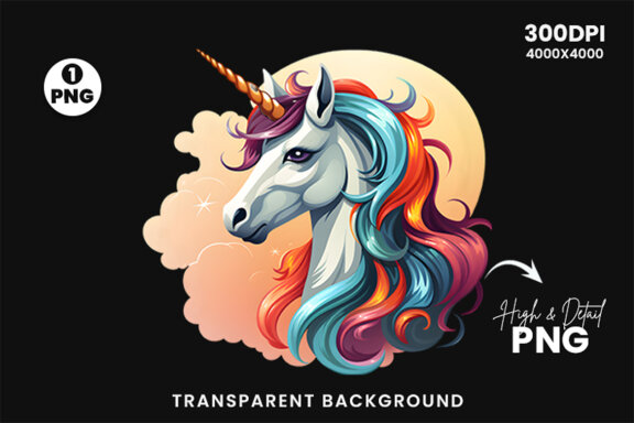 Unicorn clipart PNG, Unicorn Sublimation, Unicorn Sublimation t-shirt Design