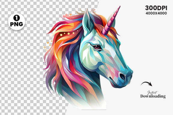 Unicorn clipart PNG, Unicorn Sublimation, Unicorn Sublimation t-shirt Design