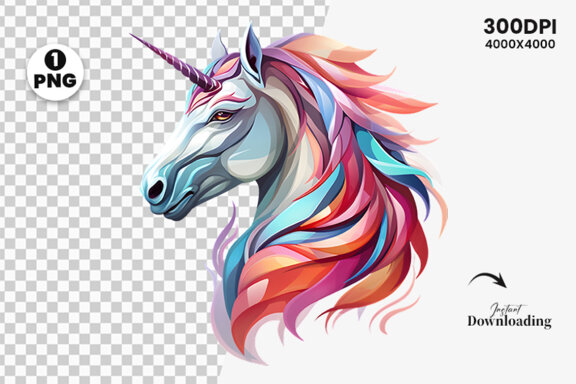 Unicorn clipart PNG, Unicorn Sublimation, Unicorn Sublimation t-shirt Design