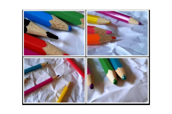17 Colored pencils photos