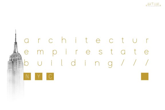 Aktual | Thin Monoline Sans Serif