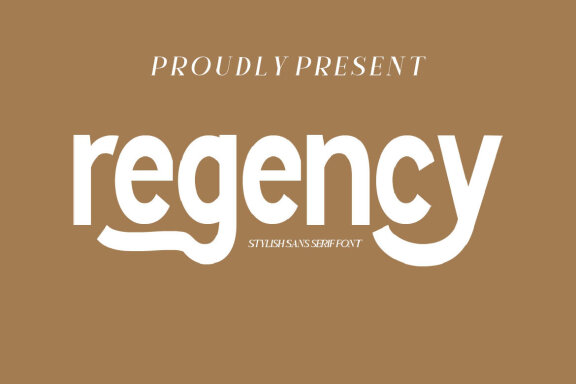 Regency font