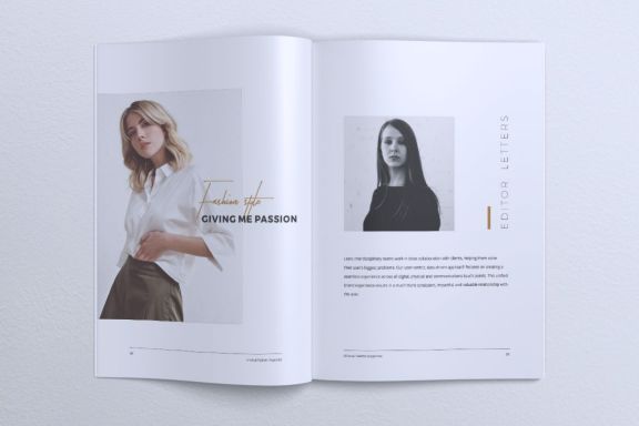 Minimalist Magazine Fashion