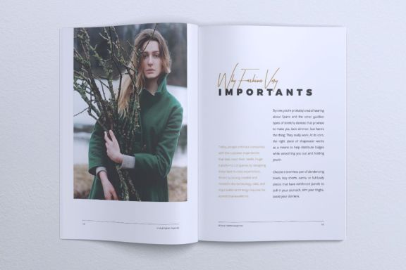 Minimalist Magazine Fashion