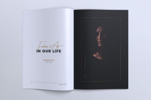Minimalist Magazine Fashion