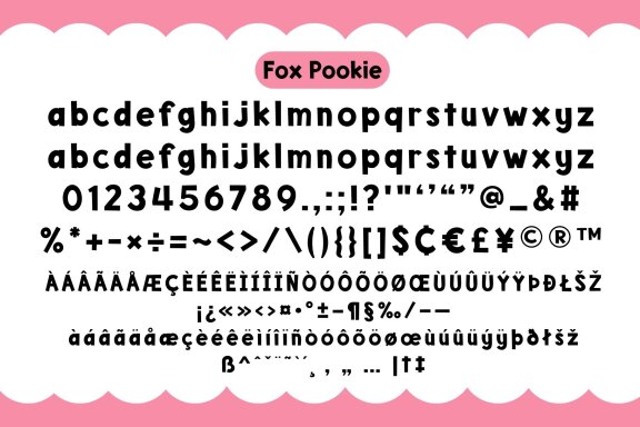 Fox Pookie Font