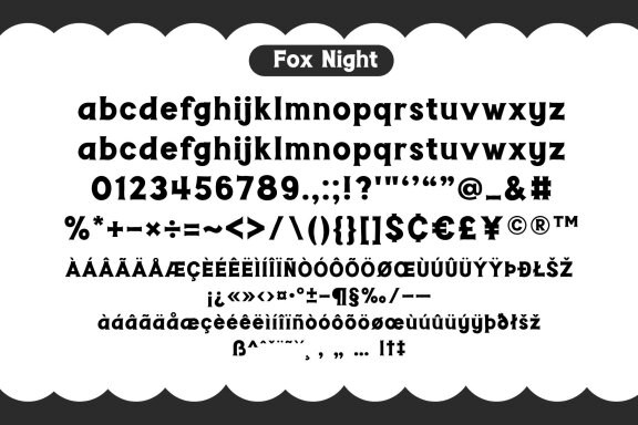 Fox Night Font