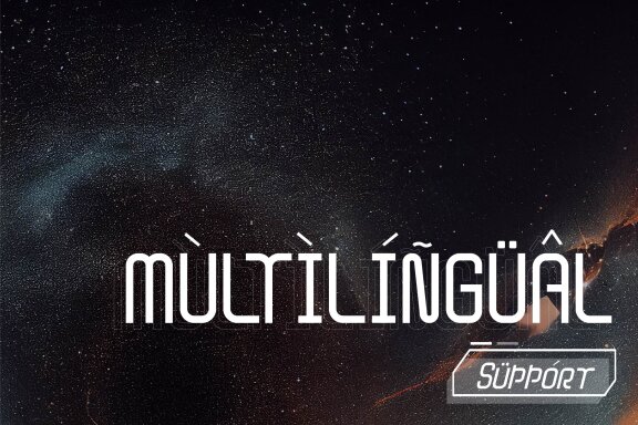Klown Void | Modern Space Font