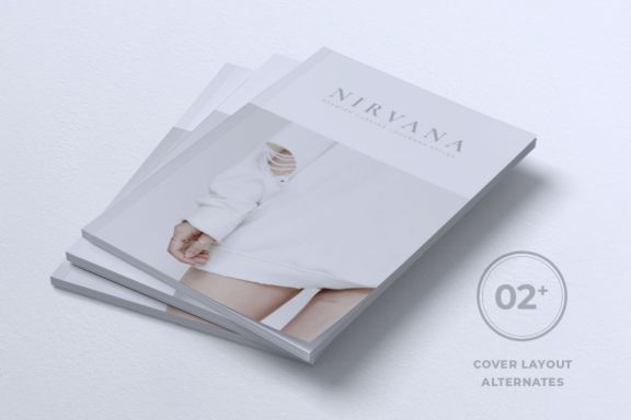 Nirvana Minimal Lookbook Magazines