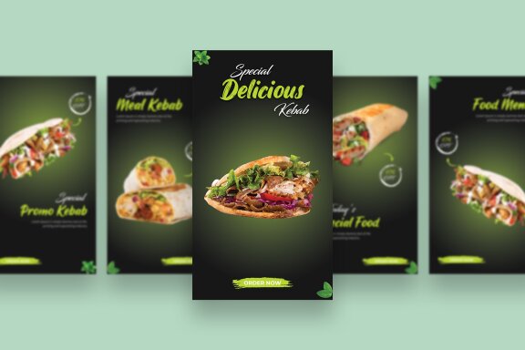 Delicious - Food Instagram Story Template
