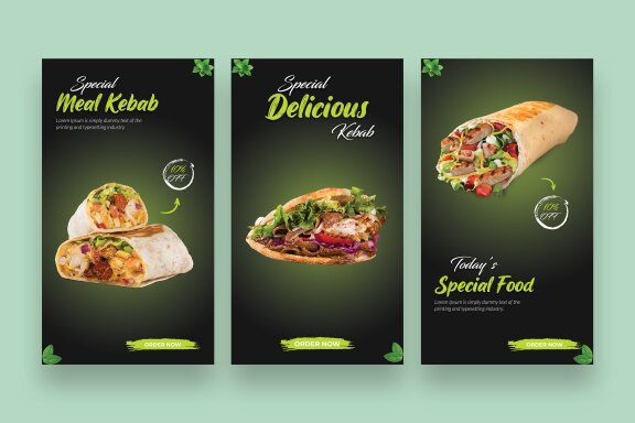 Delicious - Food Instagram Story Template