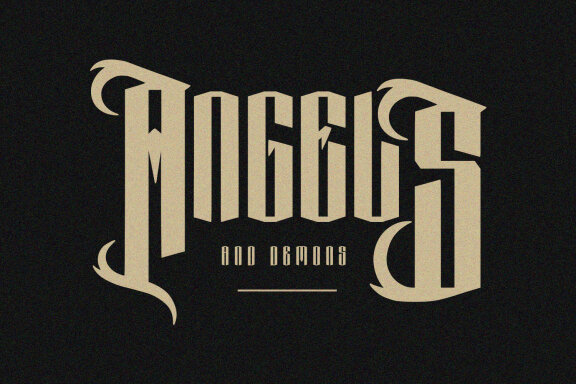 Angel Dome Blackletter Display Font