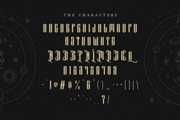 Angel Dome Blackletter Display Font