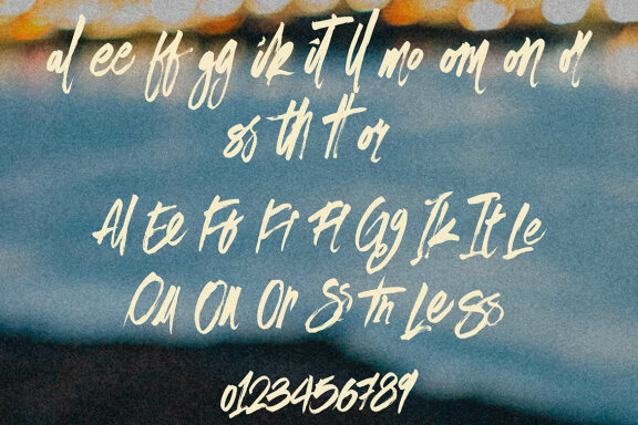 The Ikigai Brush Script