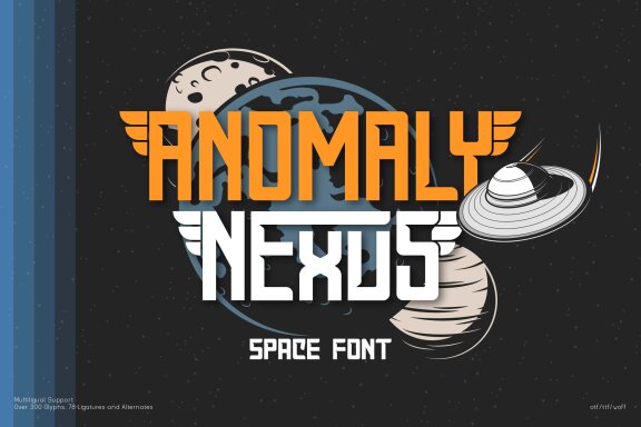 Anomaly Nexus | Space Font