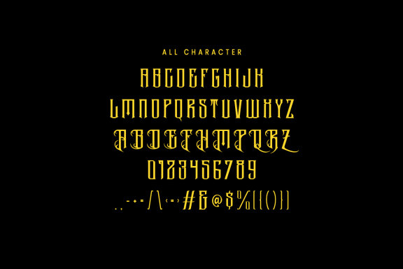 Raddkits Blackletter Display Font