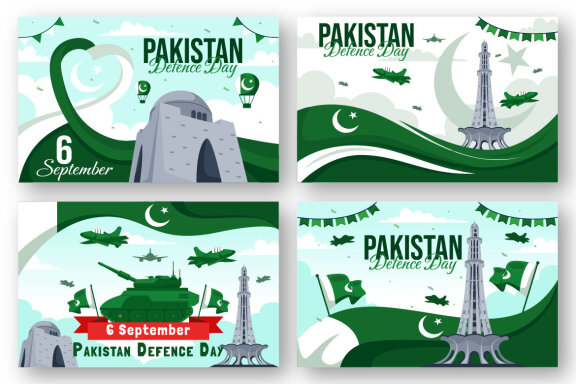 11 Pakistan Defence Day Illustration