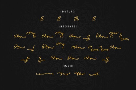 Landog Tlaloc | Tattoo Script Font