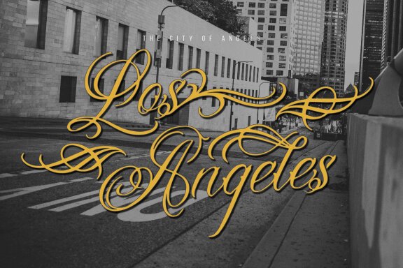 Landog Tlaloc | Tattoo Script Font
