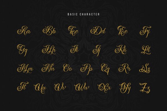 Landog Tlaloc | Tattoo Script Font