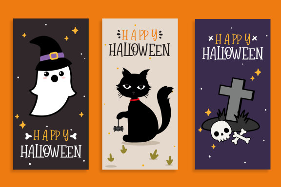 Halloween Doodle Dingbats & Color font