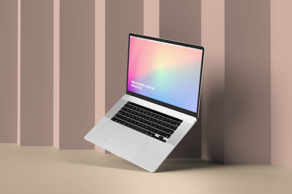 Minimalist Laptop Mockup