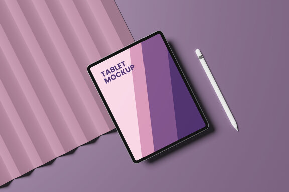 Minimalist Tablet Mockup