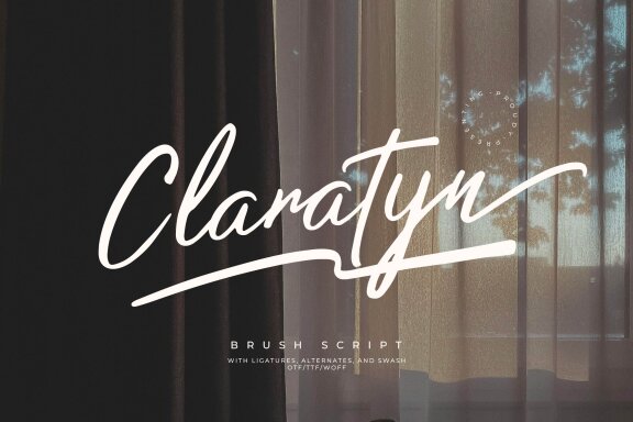 Claratyn | Brush Script Font