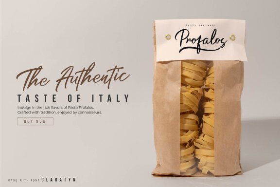 Claratyn | Brush Script Font