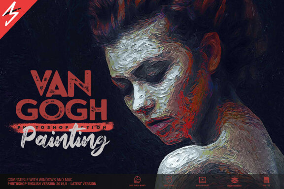 Van Gogh Painting Photoshop Action