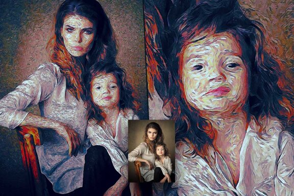 Van Gogh Painting Photoshop Action