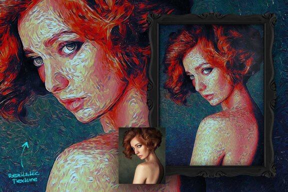 Van Gogh Painting Photoshop Action