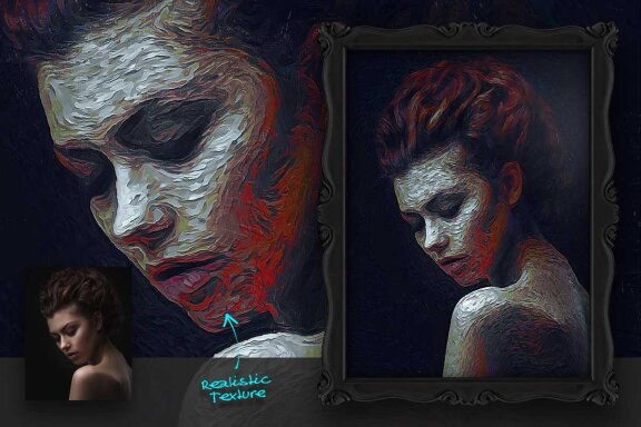 Van Gogh Painting Photoshop Action