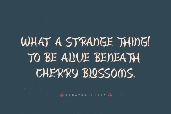Blossom Sakura | Japanese Brush