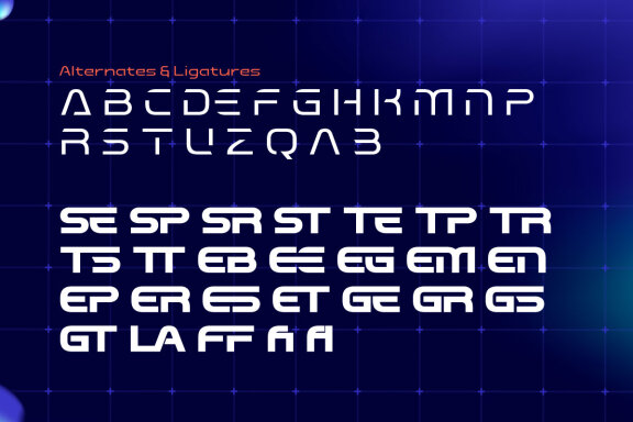 Futury - Modern Futuristic Display Font